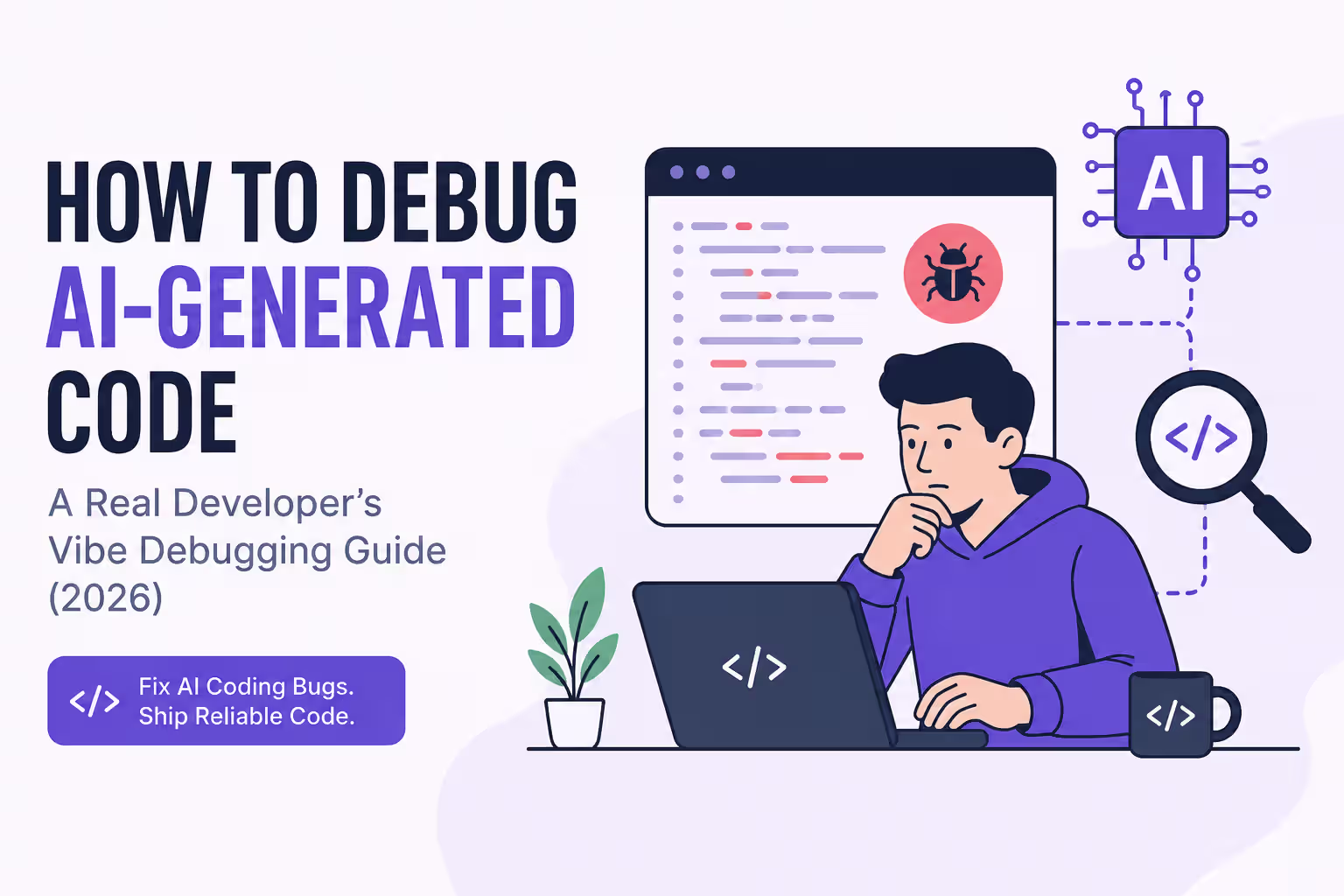 Vibe debugging guide 2026 — how to debug AI-generated code systematically